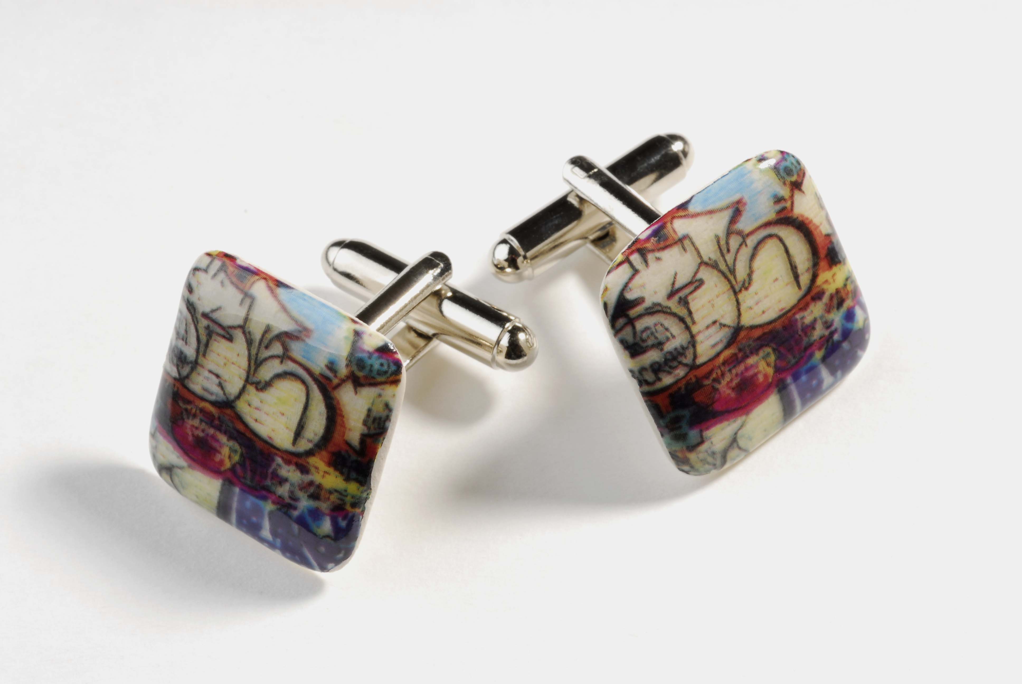 View Cream Bubble cufflinks